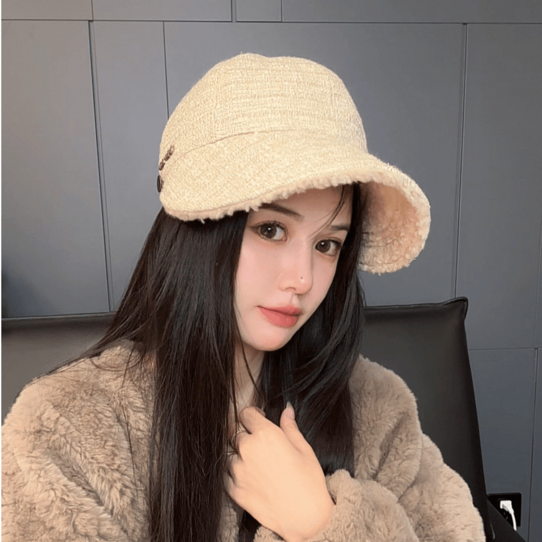 秋冬新款双面可戴加绒加厚保暖鸭舌帽宽檐显脸小时尚百搭渔夫帽潮,淘宝优惠券,粉丝福利购,淘宝优惠卷