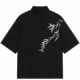 National trend short-sleeved shirt set stand collar national style
