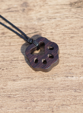 挂饰礼物云何雅物黑檀木情侣