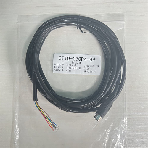 三菱触摸屏通讯线GT10-C30R4-8P/C50R4 GT01-C30R2-6P/C30R2-9S - 图1