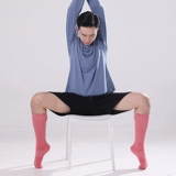 Современные классические нескользящие носки подходит для мужчин и женщин для йоги, средней длины, увеличенная толщина