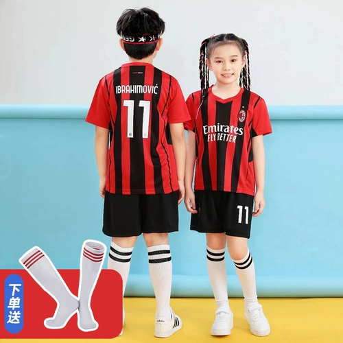 Детская футбольная форма, футбольный комплект для мальчиков, спортивный костюм для тренировок для школьников, делается под заказ, подходит для подростков