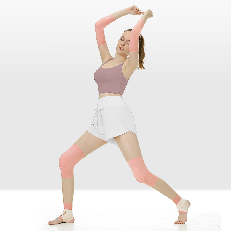 护肘关节套手肘关节保护套女儿童运动瑜伽护膝护臂舞蹈防摔女童 - 图1
