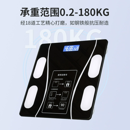 Физиологичные умные точные электронные весы для домашнего использования с зарядкой