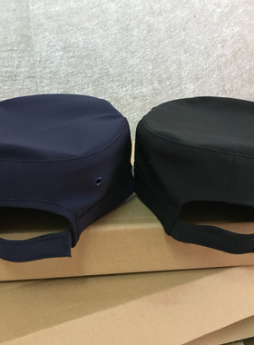 速干黑色魔术贴作训帽