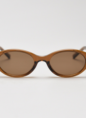 小镜面纺锤形TR90质感偏光太阳镜先锋主义复古冷酷男女墨镜