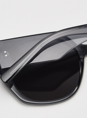 TR90简约粗腿偏光太阳眼镜潮时尚男女同款墨镜街拍开车遮阳百搭