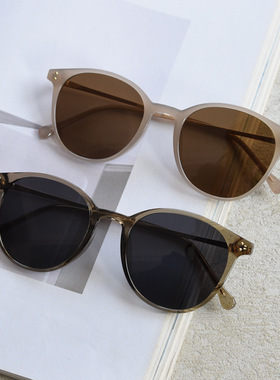 TR90金属复古玳瑁色偏光太阳镜女超轻高质感墨镜男防紫外线近视