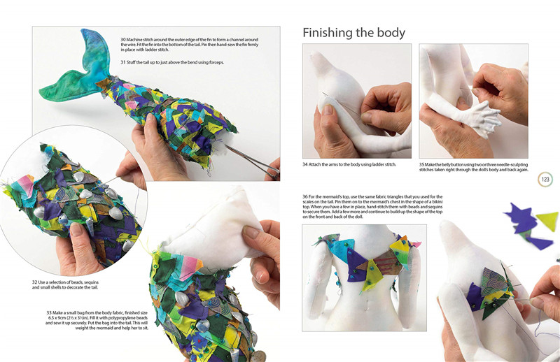 现货 How to Make Cloth Dolls 玩具布娃娃制作实用指南 布娃娃简单设计步骤图片分解 手工艺术产品设计 英文原版