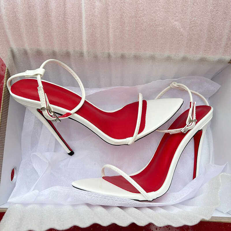 一字带简约凉鞋12厘米金属超细钢高跟性感时尚大码欧美男女反串鞋,淘宝优惠券,粉丝福利购,淘宝优惠卷