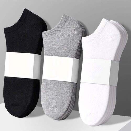 10 pairs of men women MoChuan sock socks black light cotton - 图0