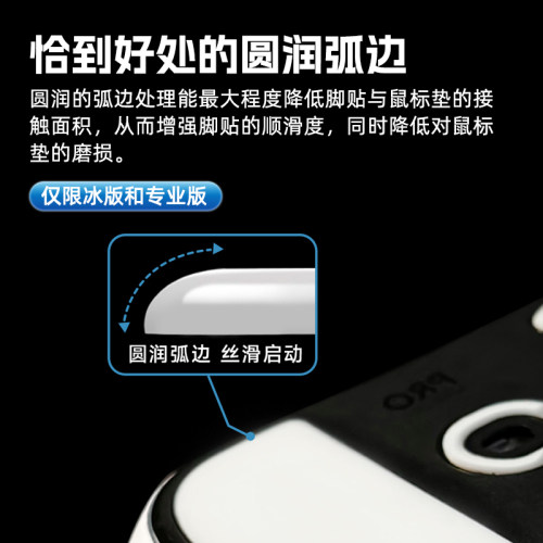 火线竞技适用于雷蛇巴塞利斯蛇标准版极速版鼠标脚贴鼠标脚垫 - 图1
