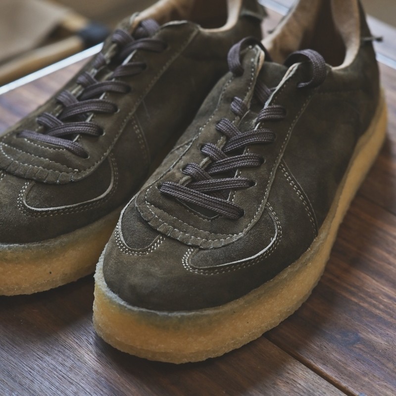 SONOFLOONG复古真皮德训鞋羊皮鹿皮流苏翻毛皮银扣板鞋咔叽马吉拉,淘宝优惠券,粉丝福利购,淘宝优惠卷