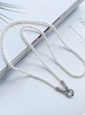 厂价贝壳锆石佛牌链子珍珠