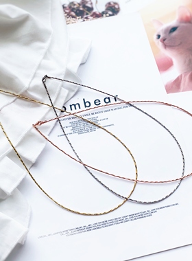 金属项圈泰国佛牌欧美锁骨链厂价