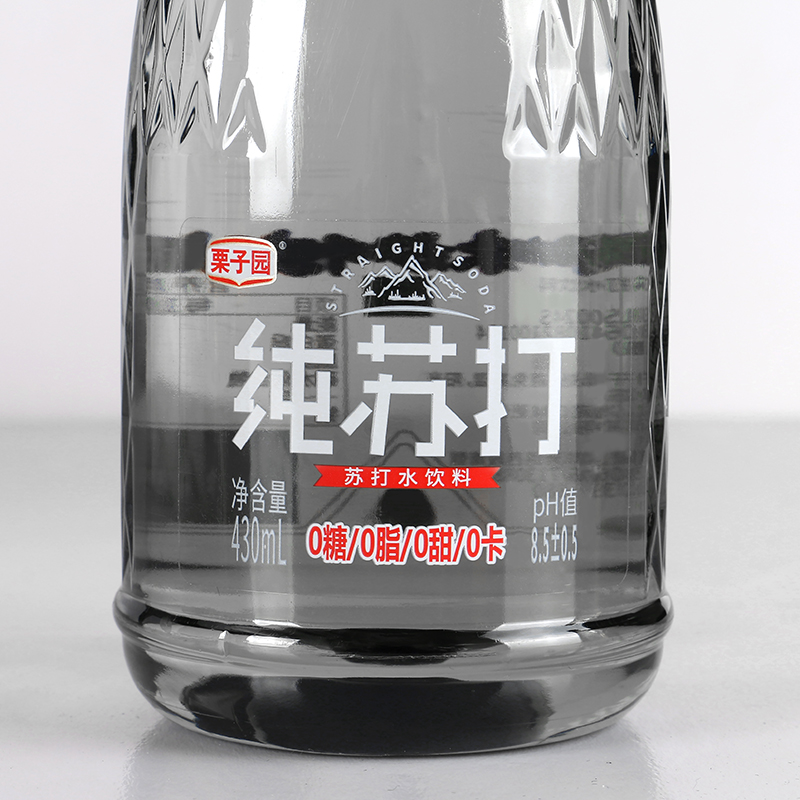 栗子园无防腐剂无糖无味无汽碱性纯苏打水饮料430ML*4瓶厂家发 - 图3