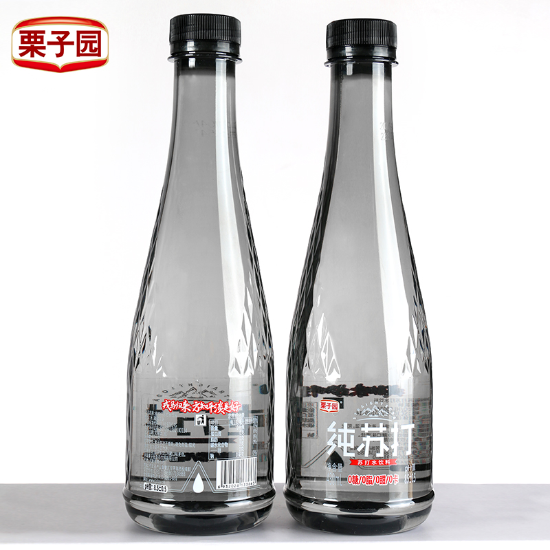 栗子园无防腐剂无糖无味无汽碱性纯苏打水饮料430ML*4瓶厂家发 - 图1