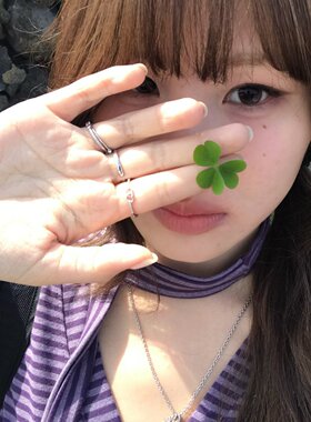 金色闪钻戒指叠戴戒指女