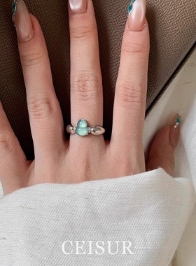 S925纯银葫芦戒指女高级感对戒