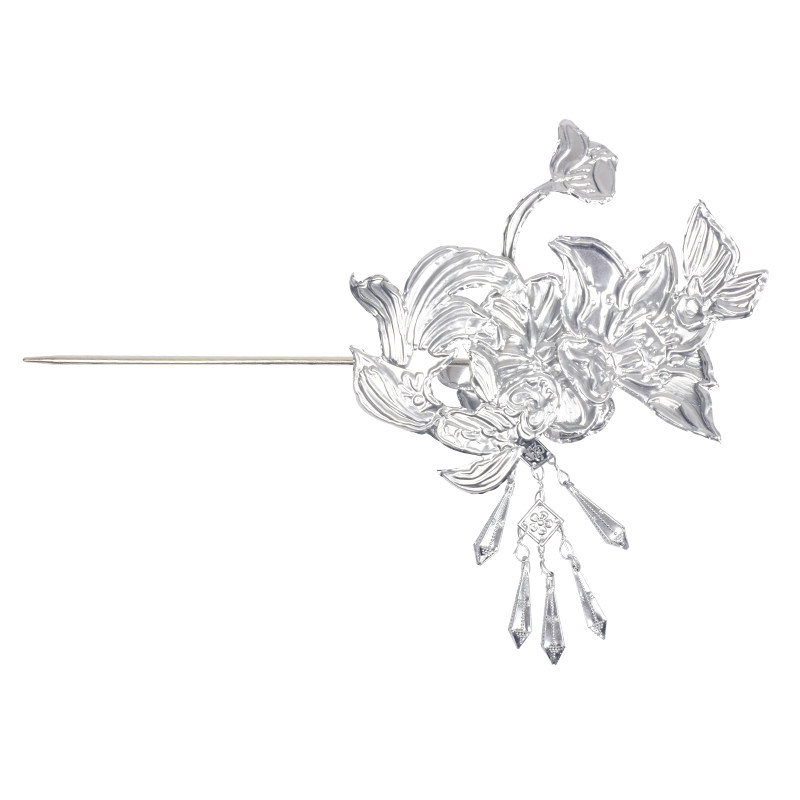 手工diy锡纸发簪云南贵州苗族银饰苗银宫廷汉服配饰簪子发钗头饰,淘宝优惠券,粉丝福利购,淘宝优惠卷