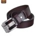 Zoe kangaroo nam dây da kết cấu kinh doanh thắt lưng nam giản dị đai da cá tính - Thắt lưng that lưng nữ mặc váy Thắt lưng