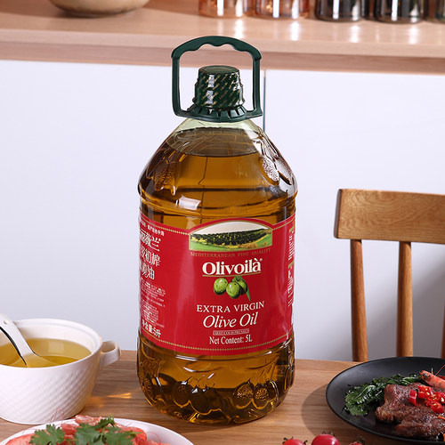 欧丽薇兰特级初榨橄榄油5L*2官方正品健康食用油家用囤货大桶装 - 图0