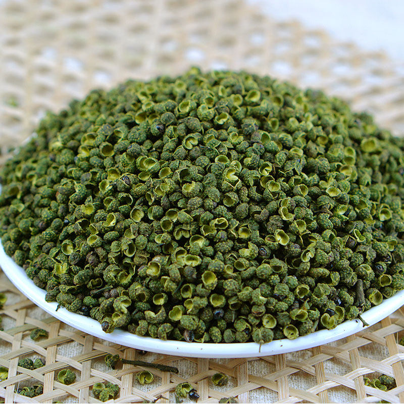 四川汉源特麻精品藤椒干花椒粒特香麻椒500g包邮调味料青花椒干货_虎窝淘