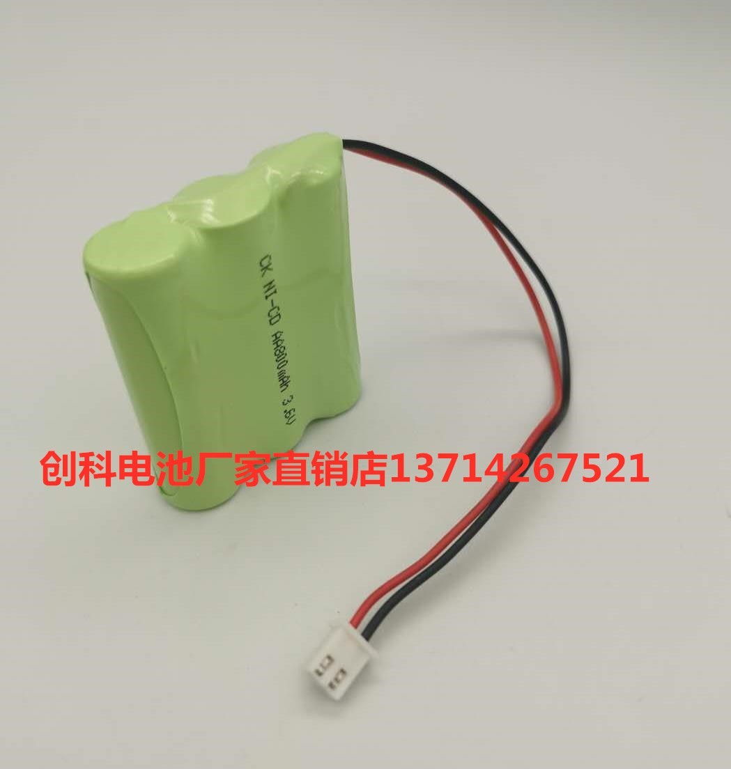 镍镉Ni-Cd AA800mAh1000mAh 1.2V2.4V3.6V消防应急疏散指示灯电池 - 图2