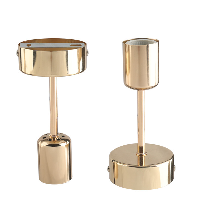 法国金灯古转E27陶瓷耐高温加长延长风扇灯头灯口灯饰配件 - 图0