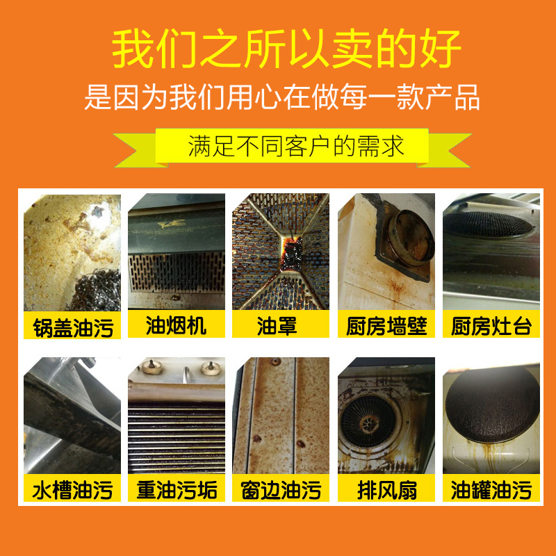 碧之道旗舰店吸抽油烟机清洗剂家用厨房强力去油烟机重油污清洁剂工业去油污净2