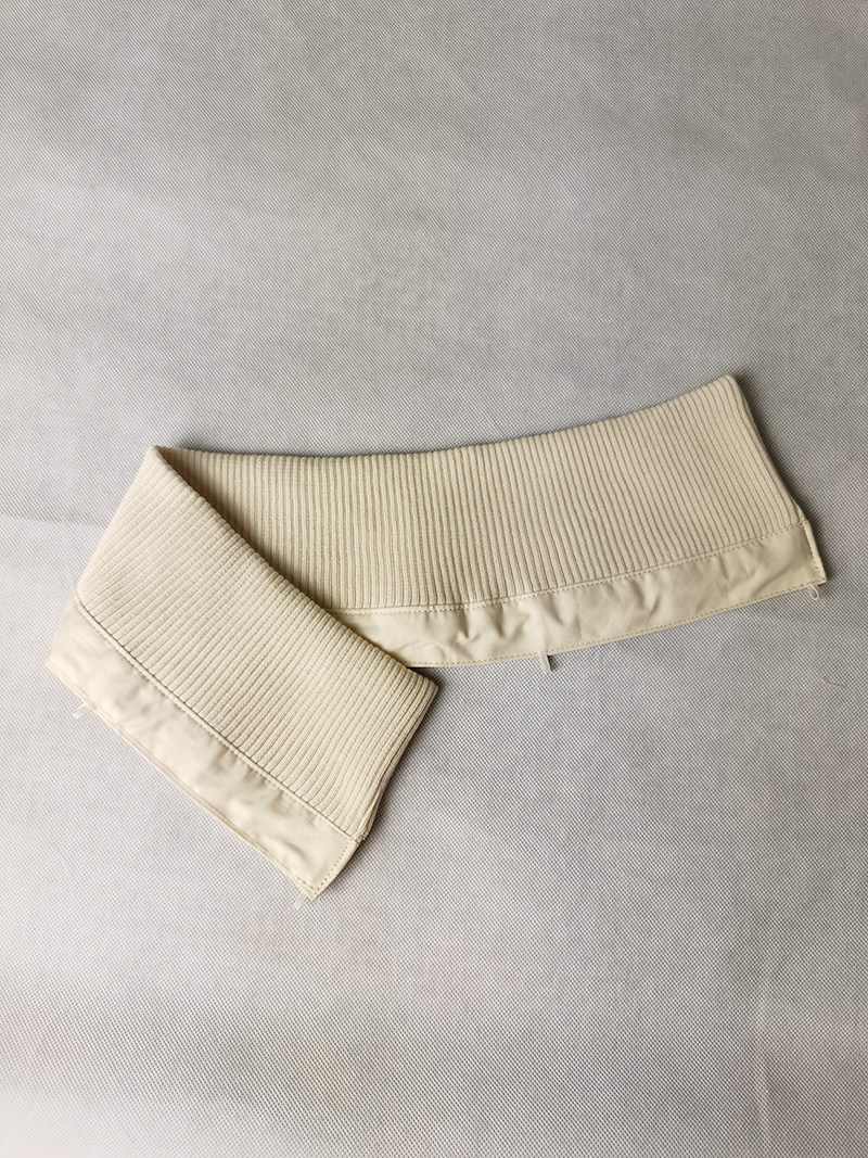 可拆卸羽绒服领子防脏假领子女百搭假领黑色针织螺纹秋冬季保护套,淘宝优惠券,粉丝福利购,淘宝优惠卷