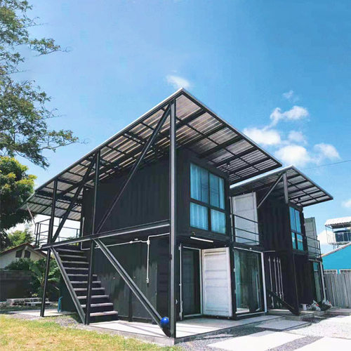 集装箱房屋定制 可用作酒吧餐厅咖啡厅 集装箱售楼处快速拼装 - 图2