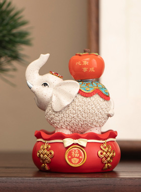 新中式福袋树脂茶宠底座摆件