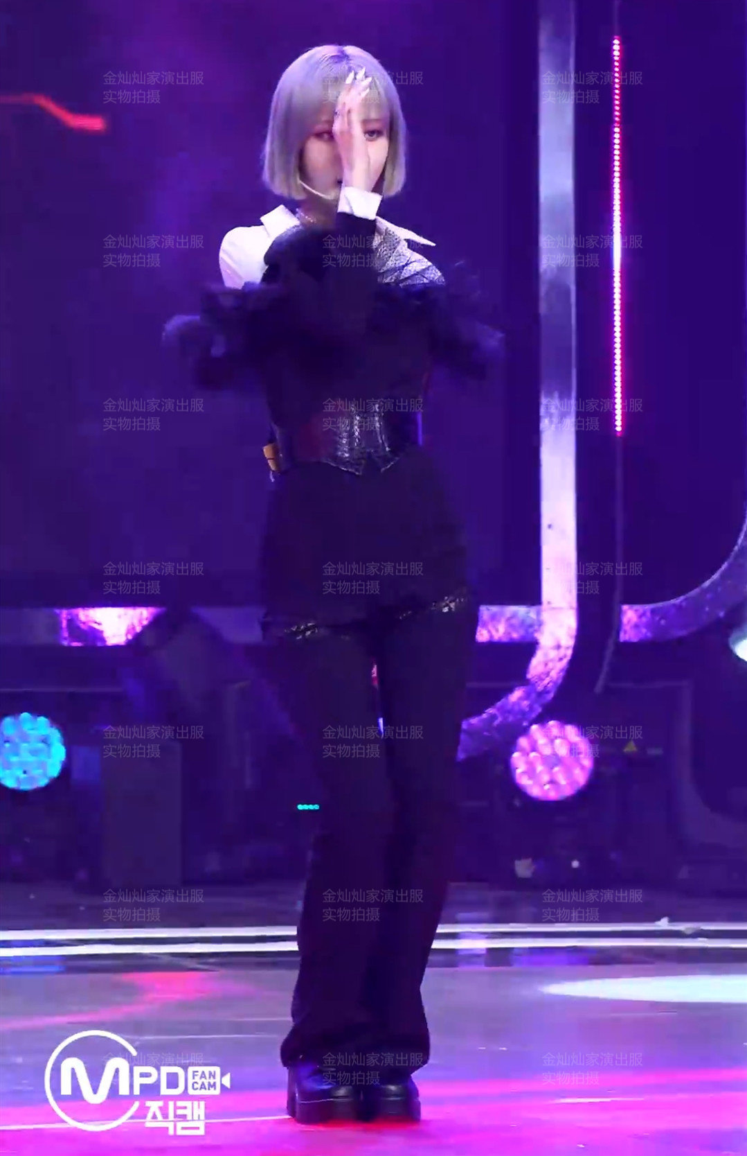 aespa怪火韩国女团同款爵士舞JAZZ套装表演出服打歌舞台成人少儿_虎窝淘