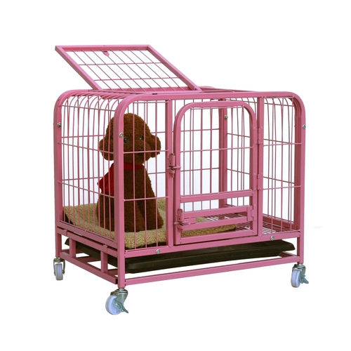 Собачья клетка жирной жирной и средней собаки маленькая собака Корки Тедди Специальная комната с туалетом ПЭТ