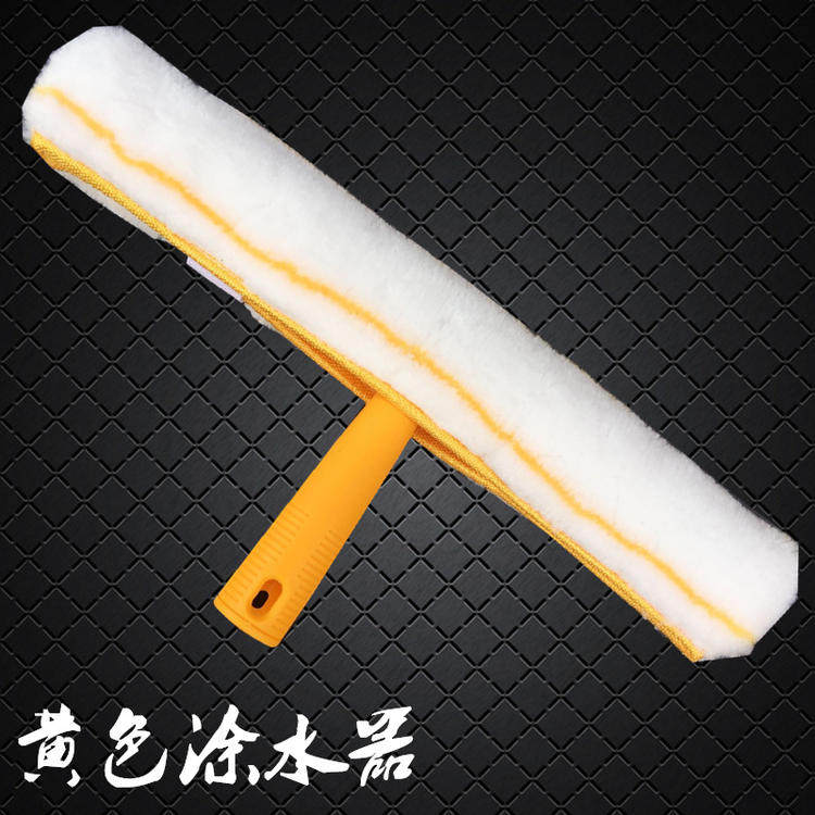 玻璃清洁器 玻璃刮毛头 玻璃擦上水器 涂水器T柄架玻璃抹水器毛罩,淘宝优惠券,粉丝福利购,淘宝优惠卷