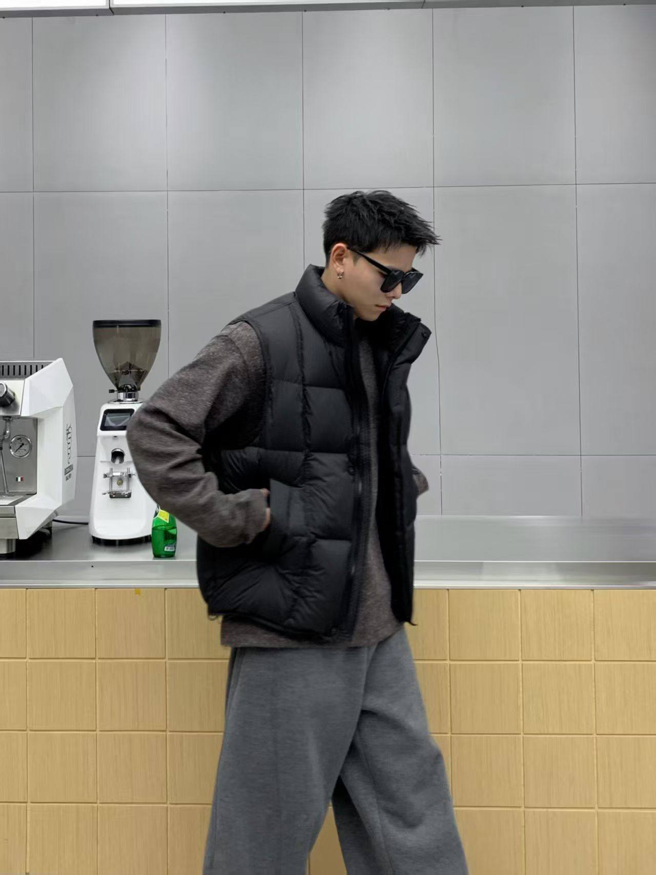 美式高品质软糯辑格羽绒马甲男青年宽松保暖白鸭绒背心无袖外套潮,淘宝优惠券,粉丝福利购,淘宝优惠卷