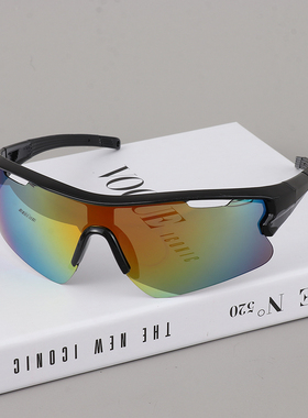 y2k千禧风骑行防风战术眼镜户外登山墨镜山地自行车运动太阳镜潮