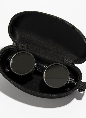 纯手工ND9档旋转可调节亮度减光墨镜双偏光防强光钓鱼眼镜太阳镜