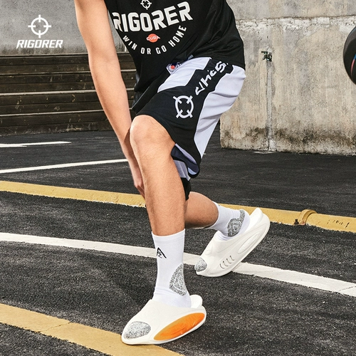 Баскетбольные быстросохнущие мужские штаны, дышащие шорты для тренировок, свободный крой, в американском стиле