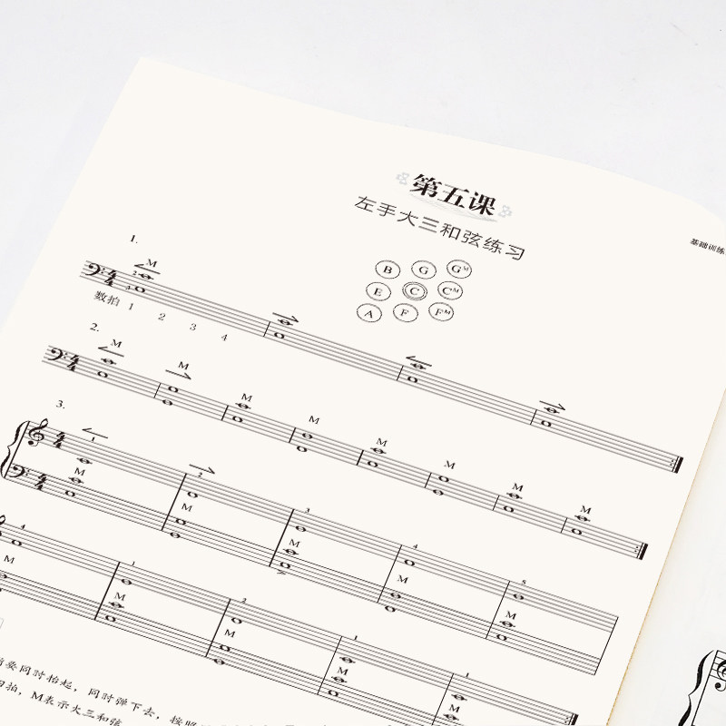 手风琴基础教程丁琦著零基础手风琴 安徽文艺出版社音乐（新）
