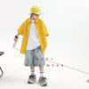 Duojia trendy brand children's clothing children's short-sleeved shirts 2026 summer new style boys' middle and large children's handsome and cool tops