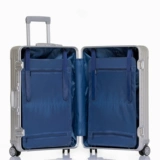 Металлический высококачественный брендовый трендовый небольшой чемодан, алюминиево-магниевый сплав, популярно в интернете, 20 дюймов