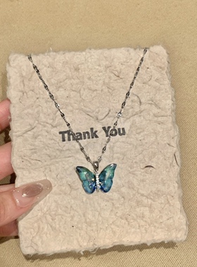 爱心珍珠拼接锁骨链小众项链