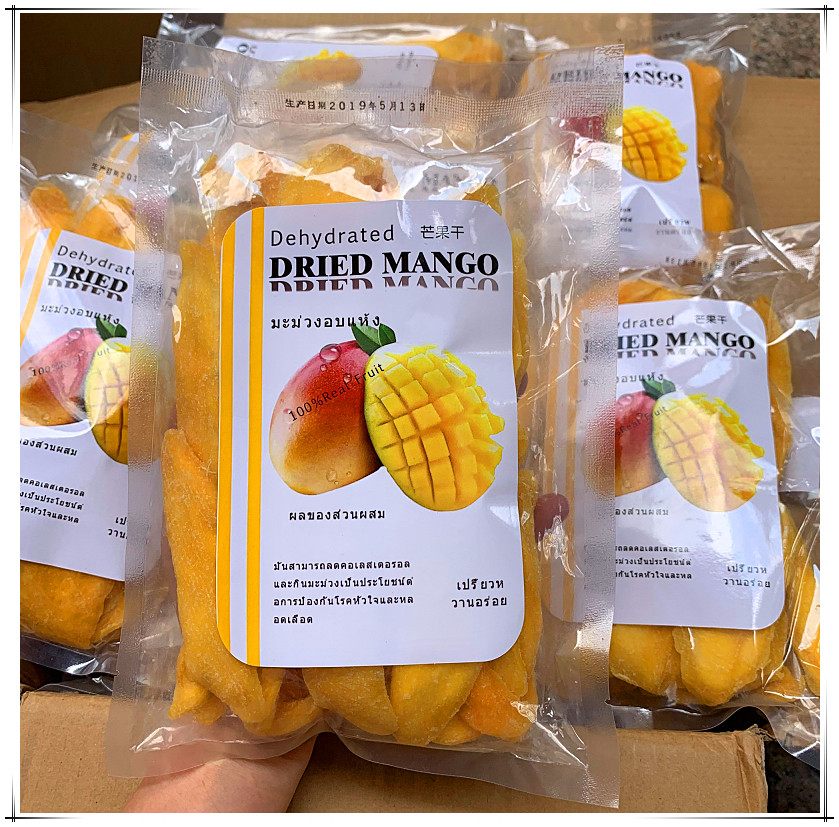 乐食汇零食店芒果干500g一斤箱装大袋散装零食包邮整箱水果干果脯蜜饯泰国特产0