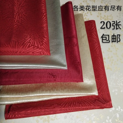 纯棉口布白色纯棉口布西餐厅纯棉口布折花口布擦杯布不掉毛棉口布 - 图0