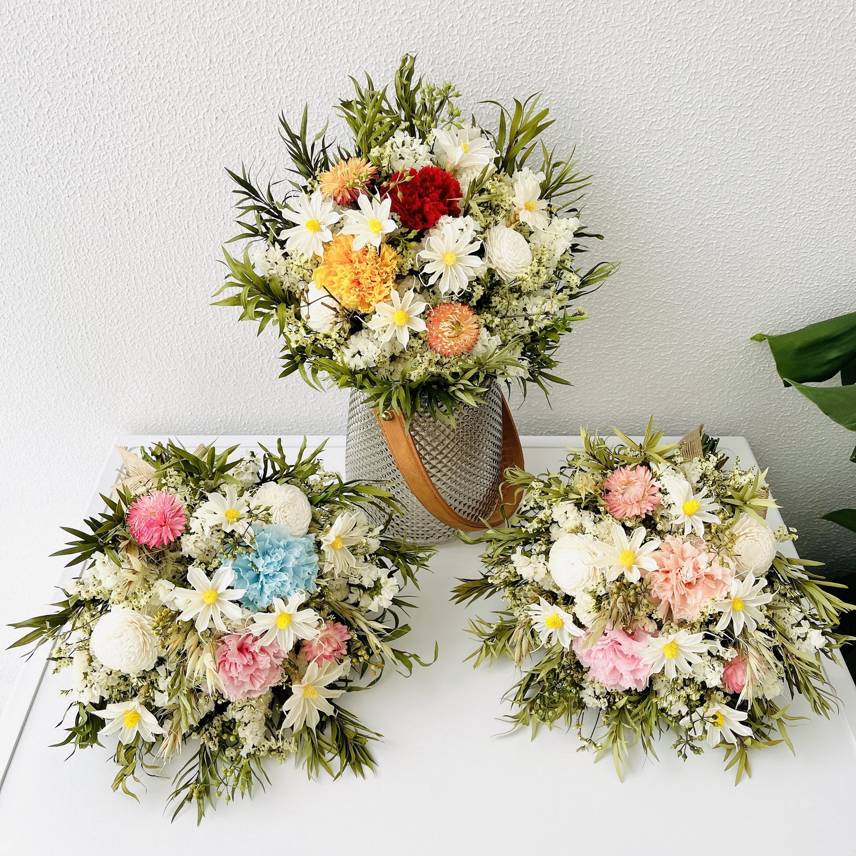 干花小花束云南风干真花30网红拍照道具客厅茶几摆设桌面花艺装饰