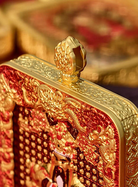 新款双面浮雕五爷十二生肖守护唐卡嘎乌盒吊坠项链立体浮雕双龙柱