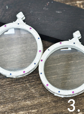 新款圆形纯铜镀金唐卡盒多尺寸盒子佛牌盒子嘎乌盒唐卡吊坠高档