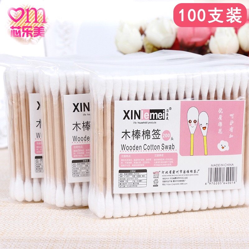1000支棉签包邮木棒化妆棉棒棉花螺旋掏耳朵棉球脱卸妆婴儿棉签,淘宝优惠券,粉丝福利购,淘宝优惠卷